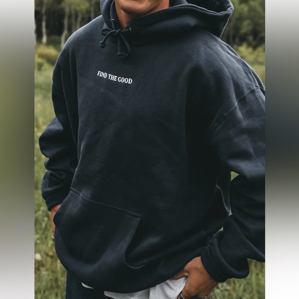 Navy 'Find The Good' Hoodie
